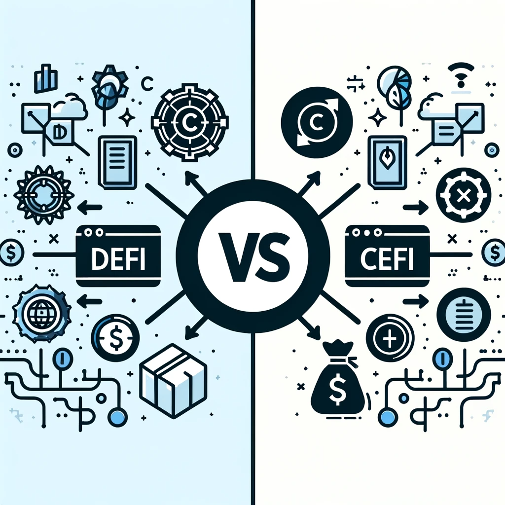 DeFi是什麼?DeFi 去中心化金融VS. CeFi 傳統金融中心